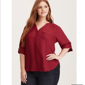 Georgette Pullover Blouse